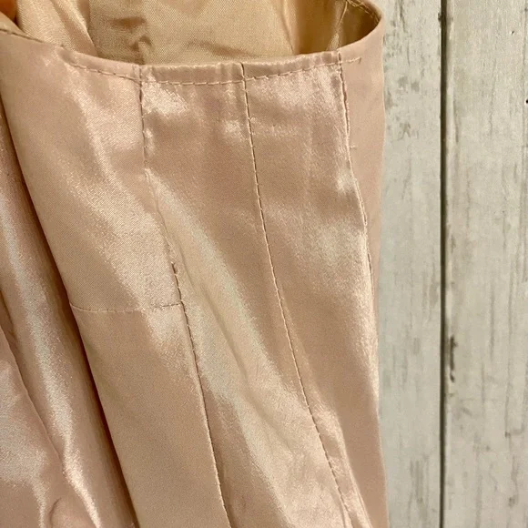 Terry Jon Sleeveless Side Drape Ruffle Gown - Picture 15 of 15